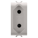 Standard two-pin socket, Corus, matte/satin beige color